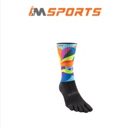 Injinji Spectrum Trail Midweight Crew Running Socks - Verdure - Genuine - IMSports