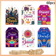 Decorative Diwali Hang Tag Festive Party Gift Tag Colorful Diwali-Themed For  Festival Decor Gift Wr