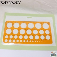 KATAKAN Draw A Circle Template Ruler Special Ruler For Drawing Circle Template Ruler Soft Ruler Pain