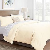 Mayfair Linen King/California King Duvet Cover, 600 Thread Count Sateen 3Pc Egyptian Cotton Duvet Co