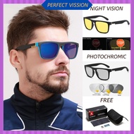 KDeam. Spek Mata Viral Shades Sunglasses For Men UV400 Polarized  Photochomic Cermin Mata Hitam Lela
