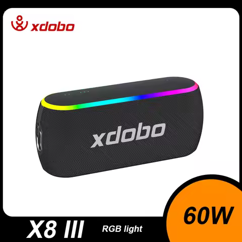 XDOBO X8 III 60W Bluetooth-Compatiable Speaker IPX7 Waterproof Column TWS Party Stereo Subwoofer Sou