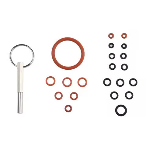 Coffee Machine Maintenance Silicone O-Ring Set 6x0.4cm Key Tool Versatile Compatibility Wear-Resista