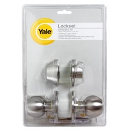 จัดส่งด่วน! ลูกบิด+DB YALE CB-9217 US32D หัวกลม สีสเตนเลส YALE CB-9217 US32D STAINLESS STEEL KNOB+DE