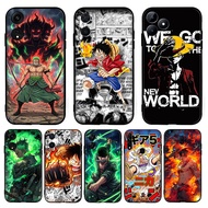for OPPO A57E A58 A58X A59F1s A60 A74 A76 A77F3 A78 A79 anime one piece Luffy zorro B,8 4Y23 TPU Bla