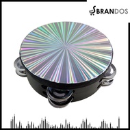 Tamborin 6 / 8 / 10 Inch Hologram Double Kecrekan Tambourine Tamborine