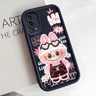 Case For OPPO A55 Pink Laboo Cartoon