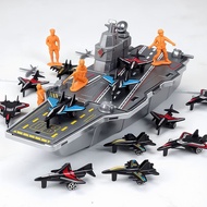 Children's Military Aircraft Carrier Launchable Navigation Carrier Aircraft Carrier Model Car Car To