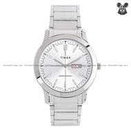 TIMEX TW2Y96000 Men's Analog Watch Chase Day Date Display Quartz 42mm SS Bracelet Silver Dial *Origi