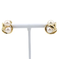 MIKIMOTO珍珠耳環，K14黃金x珍珠，約7.3克，女士款[二手]