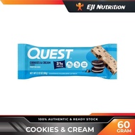 QUEST NUTRITION Cookies & Cream Protein Bar, 1 Bar