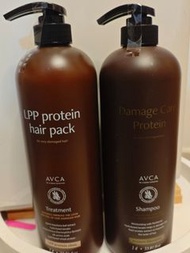 AVCA LPP 蛋白質護髮膜+蛋白質受損修護洗髮精