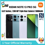 Redmi Note 13 Pro 5G NFC 8GB+256GB Local Set | 120Hz Pro AMOLED Display | 67W Turbo Charging | 1 Yea