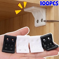 90° Corner Support Plastic Braces - Practical L-Shaped Angle Bracket Accessory for Furniture Fixing