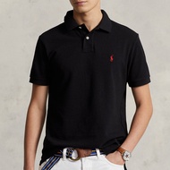 Polo Ralph Lauren 100%ORIGINAL baju atasan lelaki Embroidered Short Sleeve Business Casual Men's Top