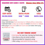 J Travel 2-in-1 Global Prepaid SIM Card for Singapore & Indonesia - 7 Days Unlimited Data Roaming