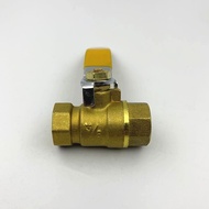 Supply Brass Thickened 3 Points 3/8 Ball Valve Double Internal Threaded Snap Ball Valve DN10 Air Val