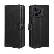Cellphone Casing For OPPO Realme C53 4G Case Realme C51 Flip Wallet PU Leather Shockproof Protcetion