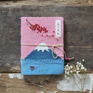 Fuji pink day. notebook handmadenotebook diaryhandmade 筆記本