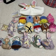退坑出‼️日本東京迪士尼吊飾 Duffy shelliemay  Gelatoni stellalou 情人節 Tsum Tsum 小熊維尼 Winnie the Pooh 史迪仔 stitch 大鼻