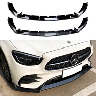 For Mercedes-Benz E-Class W213 2021+ E260 E300 AMG Front Bumper Lip, Front Spoiler, Modification
