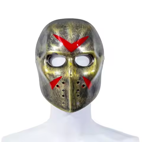Costume Props Hockey Mask Party Mask Props Cosplay Headwear Cosplay Mask Masquerade Festival Decorat