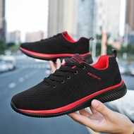 Athletic Shoes for Men Shoes Sneakers Black Casual Comfortable Knit Sneakers Breathable Athletic Run