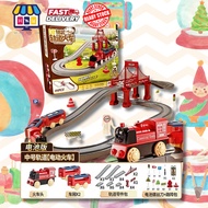 Electric High-Speed Train Small Train with Track Boy's Bullet Train Model Simulated Puzzle have batt