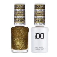 DND Gel Polish Set - 1 each of Glitter Gel Polish and Glitter Nail Polish, 0.5 Fl Oz