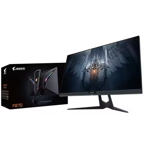 GIGABYTE AORUS FI27Q 27 Inch 1ms 165Hz Quad HD 1440P Frameless Gaming Monitor with HDR 95% DCI-P3 Co