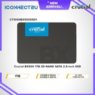 Crucial BX500 1TB 3D NAND SATA 2.5-inch SSD - CT1000BX500SSD1