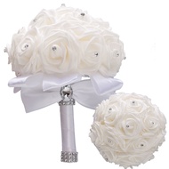 wedding rose hand bouquet wedding bouquet bridesmaid artificial bridal bouquet wedding flower