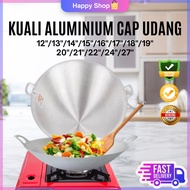 PURE ALUMINIUM CAP KUALI UDANG EXTRA THICK MATERIAL