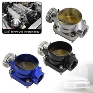 Black/Blue/Silver Throttle Body Q45 3.35" 85MM Intake Manifold Fit For Nissan Skyline R33 R34 RB25DE