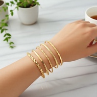 Ladies’ Detachable 6-Piece Circle Bracelet Stackable Jewelry Set