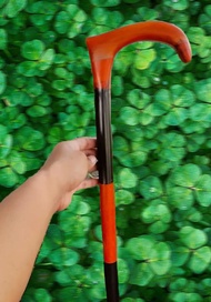 Tongkat Bantu kombinasi 2 kayu kelor hitam dan sechang tongkat kayu ukir naga murah tongkat kayu hab