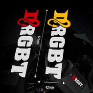 SYM Motors XIII Sanyang DRGBT DEVIL Style Lettering Decoration Car Sticker