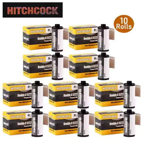 1/2/3/4/5/10 Rolls Black and White Film 135 Kodak 5222 Film Original Kodak Film Double-X for Kodak H