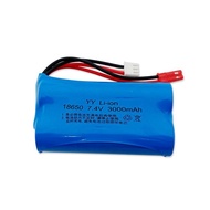 > 18650 7.4v 3000mAh JST Plug Battery Rechargeable for RC Toys Huina