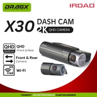 ✅🔥IROAD X30 2-channel cloud dashcam QHD-FHD-FHD 3CH Sony Starvis Real HDR + OBD Cable IM300🔥🔥