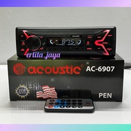 TAPE MP3 ACOUSTIC AC 6907 MP3/USB/SD CARD MEDIA PLAYER BLUETOOTH
