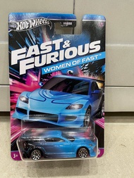 Xe mô hình đồ chơi Hotwheels cơ bản 1:64 - Fast & Furious - Mazda RX-8
