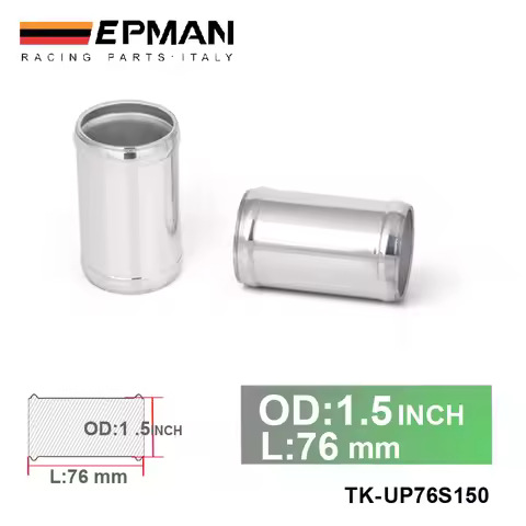 1.5" OD X 3" LONG ALUMINUM RACING INTAKE/TURBO INTERCOOLER PIPING/HOSE JOINER PIPE For BMW f20 1 ser