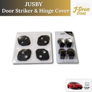 Jusby Honda Civic FL1/FL4/FL5 Door Striker & Hinge Cover Set - Carbon & Normal Styles - Dress Up Par