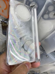 雙中軸羽毛透明磁吸保護紋MateX5X3手機殼MateX6防摔全包雙邊創意新款網紅高透不發黃-羽毛 華為 Mate X5