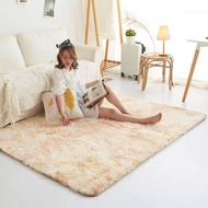 Thảm lông loang trải sànthảm chụp hìnhthảm trải phòng khách cao cấp màu kem Bà Béo Kho chăn ga gối
