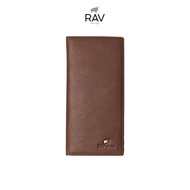RAV DESIGN Men's RFID Long Wallet / Genuine Leather / Brown / RVW809G3