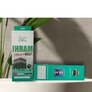 TALI PINGGANG HAJI UMRAH VELCRO BELT LELAKI TALI PINGGANG KHAS UNTUK IHRAM DGN STRAP DAN BUCKLE BESI