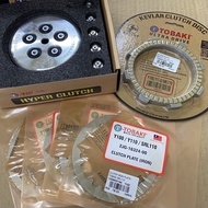 [SRL110 / Y110 / Y100] TOBAKI RACING HYPER CLUTCH + CLUTCH PLATE + IRON PLATE SET