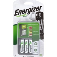 XY Charger Energizer Maxi Aa / Aaa + 4 Baterai Aa 2000 Mah Energizer